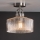 Där Lighting LEN4846 - Lustră aplicată LENKA 1xE27/60W/230V crom mat