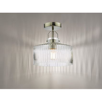 Där Lighting LEN4846 - Lustră aplicată LENKA 1xE27/60W/230V crom mat