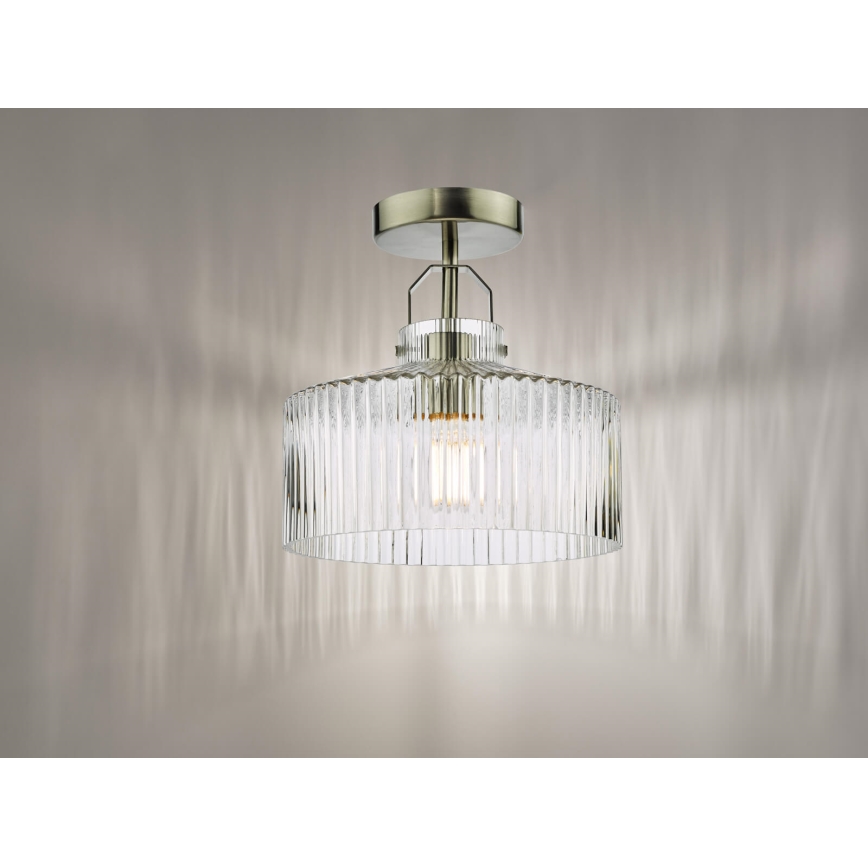 Där Lighting LEN4846 - Lustră aplicată LENKA 1xE27/60W/230V crom mat