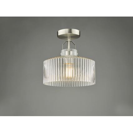 Där Lighting LEN4846 - Lustră aplicată LENKA 1xE27/60W/230V crom mat