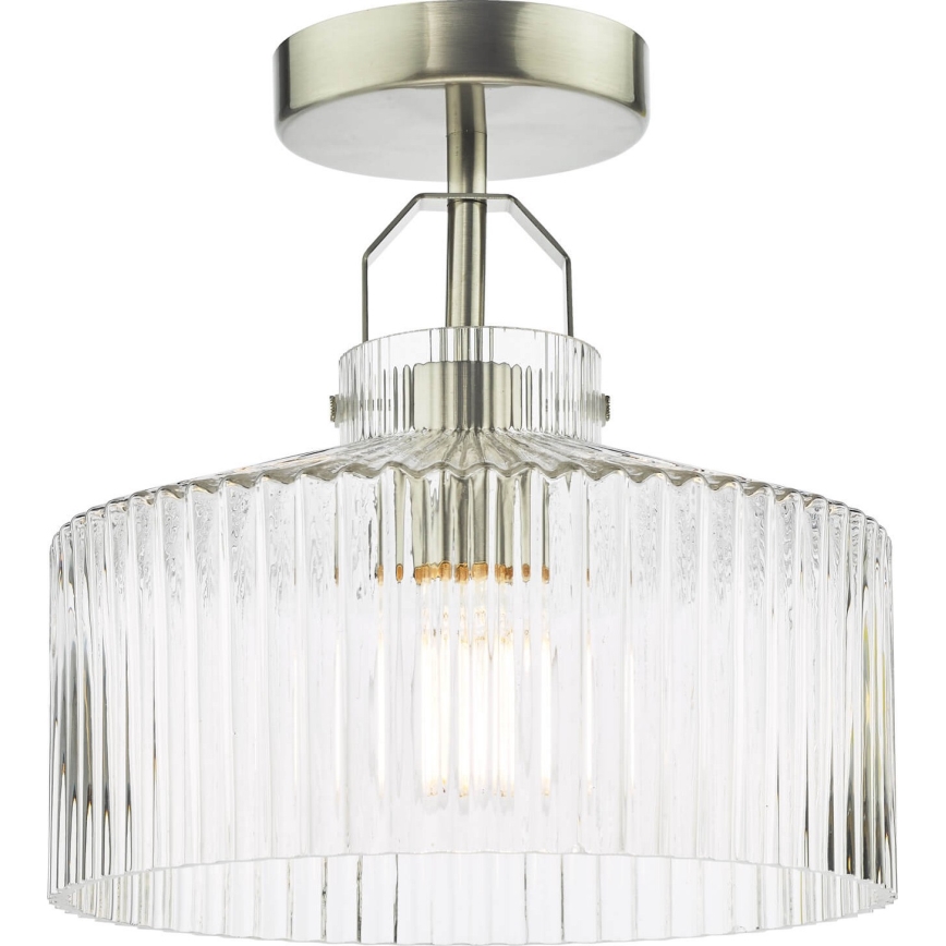 Där Lighting LEN4846 - Lustră aplicată LENKA 1xE27/60W/230V crom mat