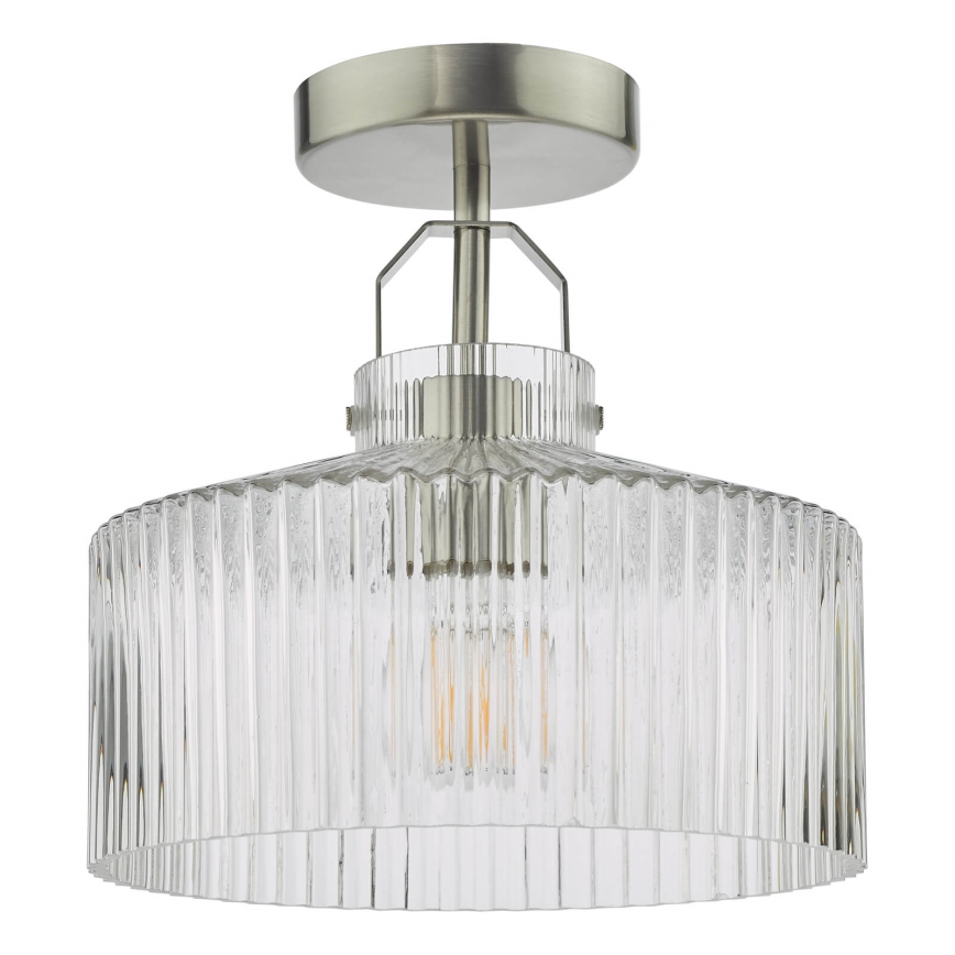 Där Lighting LEN4846 - Lustră aplicată LENKA 1xE27/60W/230V crom mat