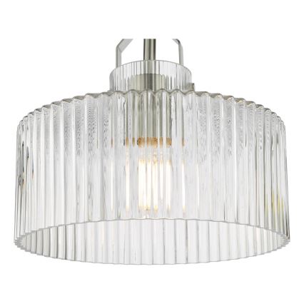 Där Lighting LEN4846 - Lustră aplicată LENKA 1xE27/60W/230V crom mat