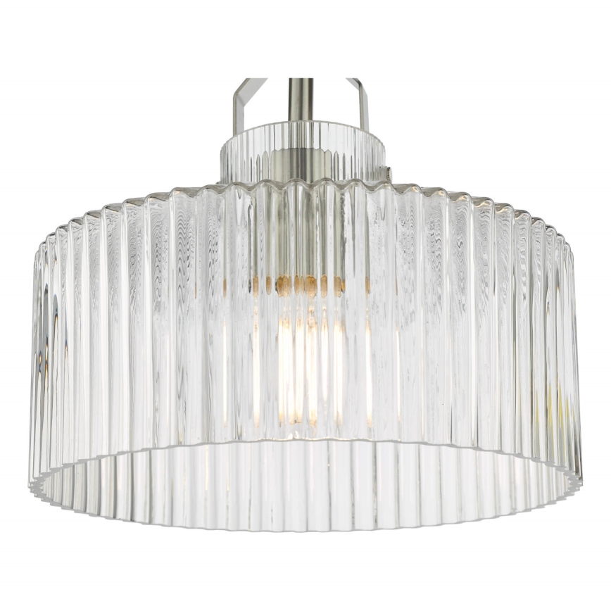 Där Lighting LEN4846 - Lustră aplicată LENKA 1xE27/60W/230V crom mat