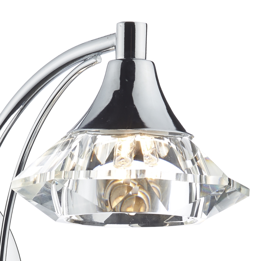 Där Lighting LUT0750 - Lampă de perete LUTHER 1xG9/40W/230V crom lucios
