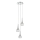 Där Lighting LYA0350 - Lustru suspendat pe cablu LYALL 3xG9/40W/230V crom lucios