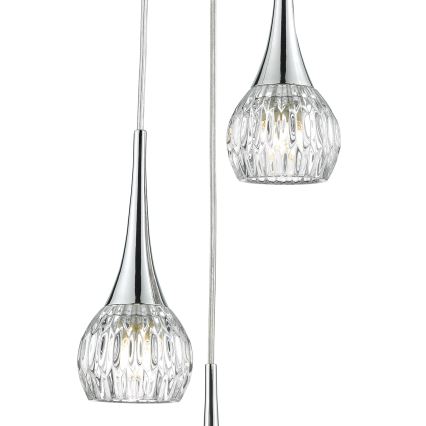 Där Lighting LYA0350 - Lustru suspendat pe cablu LYALL 3xG9/40W/230V crom lucios
