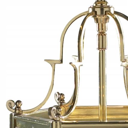 Där Lighting MOO0340 - Candelabru pe lanț MOORGATE 3xE14/60W/230V, alamă