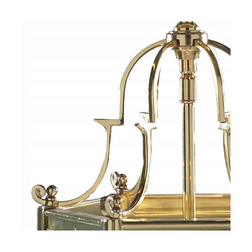 Där Lighting MOO0340 - Candelabru pe lanț MOORGATE 3xE14/60W/230V, alamă