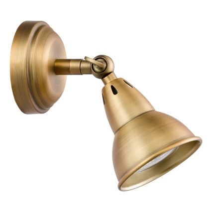 Där Lighting NAT0742 - Aplică de perete tip spot NATHANIEL 1xGU10/11W/230V alamă