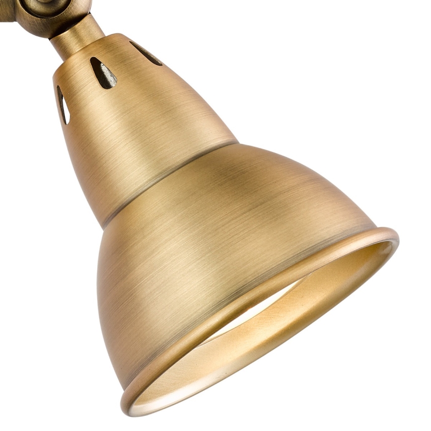 Där Lighting NAT0742 - Aplică de perete tip spot NATHANIEL 1xGU10/11W/230V alamă