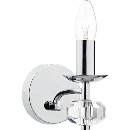 Där Lighting OLE0750 - Aplica de perete OLEANA, 1xE14/40W/230V, crom lucios