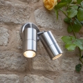 Där Lighting ORT0968 - Aplică de perete LED pentru exterior ORTEGA, 2x GU10/5W/230V, IP65, crom lucios