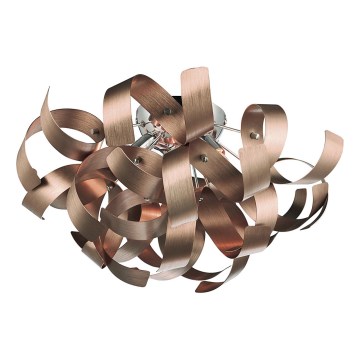 Där Lighting RAW0464 - Plafonieră RAWLEY 4xG9/25W/230V, finisaj cupru