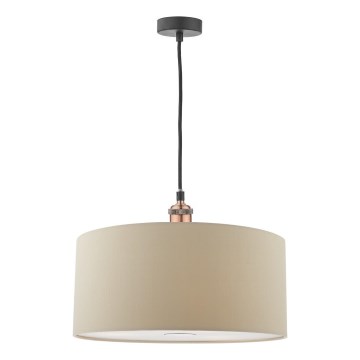 Där Lighting RON6529 - Lustră pe cablu RONDA 1xE27/60W/230V bej