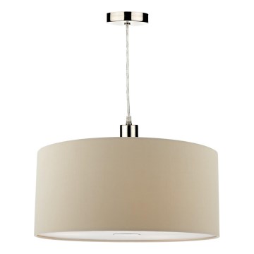 Där Lighting RON6529 - Lustră pe cablu RONDA 1xE27/60W/230V negru/bej