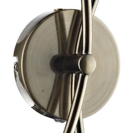 Där Lighting SEA0975 - Aplică de perete SEATTLE 2xG9/40W/230V alamă