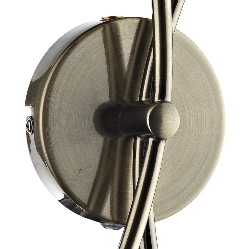 Där Lighting SEA0975 - Aplică de perete SEATTLE 2xG9/40W/230V alamă
