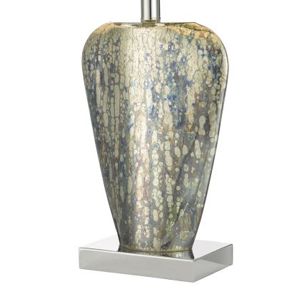 Där Lighting SYR4235 - Lampă de masă SYRACUSE 1xE27/60W/230V crom lucios/crem