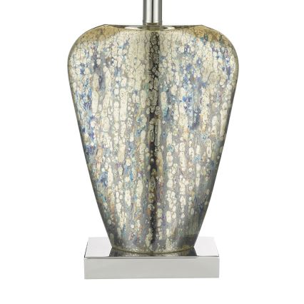 Där Lighting SYR4235 - Lampă de masă SYRACUSE 1xE27/60W/230V crom lucios/crem