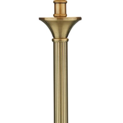 Där Lighting TAY4075-X - Lampă de masă TAYLOR 1xE14/40W/230V bej/alamă
