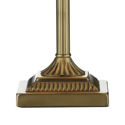 Där Lighting TAY4075-X - Lampă de masă TAYLOR 1xE14/40W/230V bej/alamă