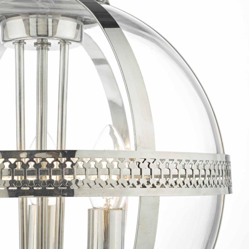 Där Lighting VAN0338 - Candelabru pe lanț VANESSA 3xE14/40W/230V crom lucios