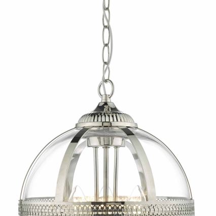 Där Lighting VAN0338 - Candelabru pe lanț VANESSA 3xE14/40W/230V crom lucios
