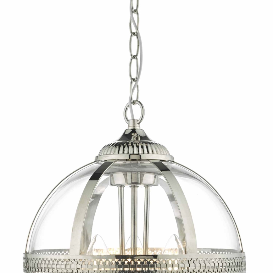 Där Lighting VAN0338 - Candelabru pe lanț VANESSA 3xE14/40W/230V crom lucios