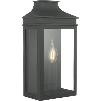 Där Lighting VAP5222 - Aplică de perete pentru exterior VAPOUR 1xE14/60W/230V IP44 negru