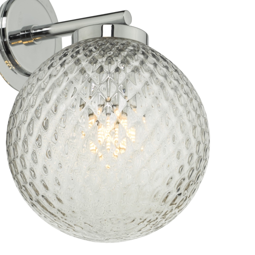 Där Lighting WAY0750 - Aplică de perete pentru baie WAYNE 1xG9/3W/230V IP44 crom