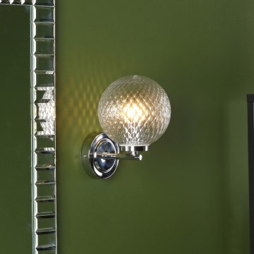 Där Lighting WAY0750 - Lampă de perete pentru baie WAYNE 1xG9/3W/230V IP44 crom lucios