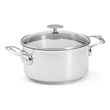 De Buyer 3427.20 - Oală MILADY cu capac, 20 cm, inox