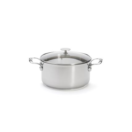 De Buyer 3427.24 - Oală cu capac MILADY, 24 cm, inox