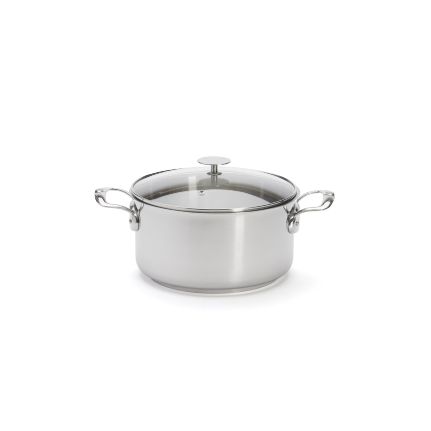 De Buyer 3427.24 - Oală cu capac MILADY, 24 cm, inox