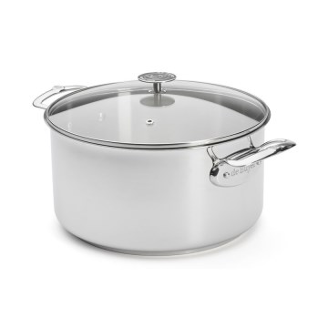 De Buyer 3427.28 - Oală MILADY cu capac, 28 cm, inox