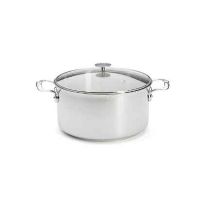 De Buyer 3427.28 - Oală MILADY cu capac, 28 cm, inox