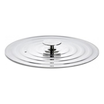 De Buyer 3460.02 - Capac universal pentru tigăi joase 20-24 cm, inox