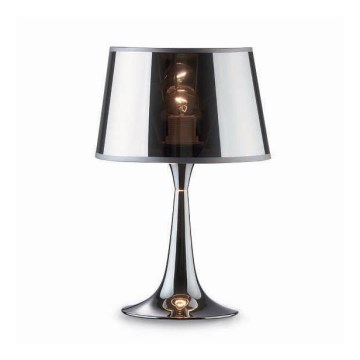 deal Lux - Lampă de masă LONDON, 1x E27, 60W, 230V, crom lucios