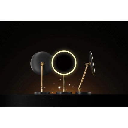 Deante ADI_Z812 - Oglindă cosmetică de baie cu LED reîncărcabilă SILIA LED/5V 5000 mAh 2700-6500K IP44