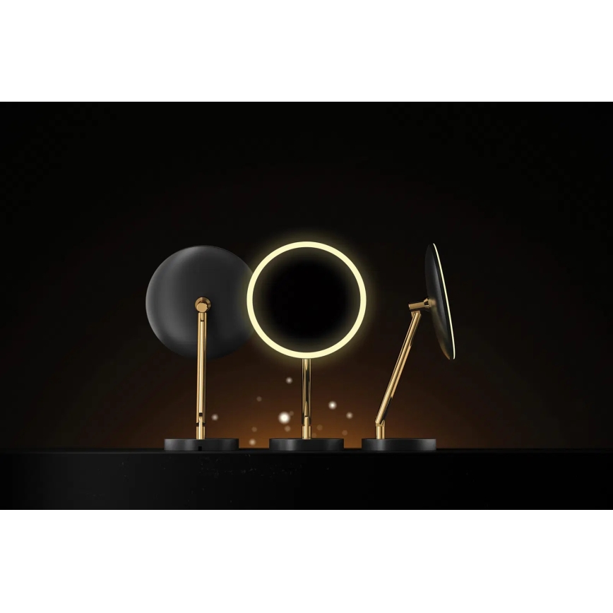 Deante ADI_Z812 - Oglindă cosmetică de baie cu LED reîncărcabilă SILIA LED/5V 5000 mAh 2700-6500K IP44