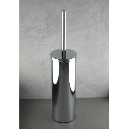 Deante ADR_0712 - Perie WC de podea ROUND, crom lucios