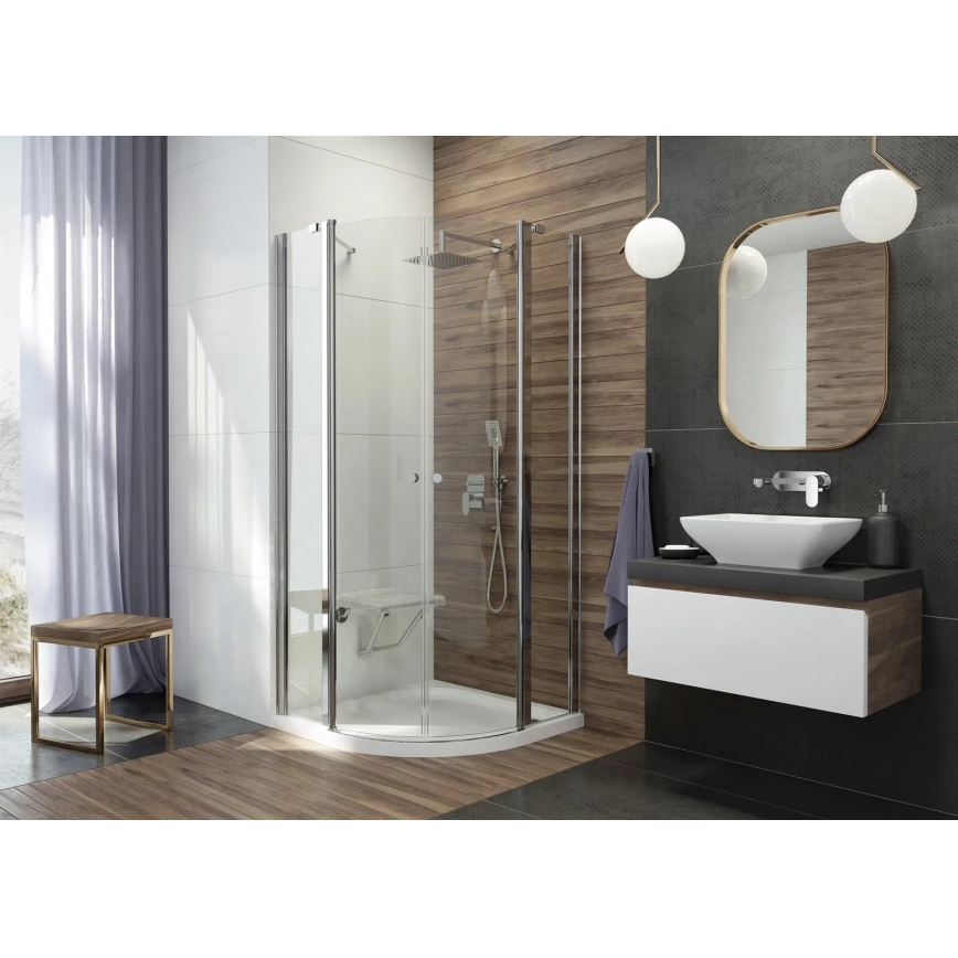 Deante ALPINIA BGA_054L - Baterie pentru lavoar, montaj în perete, crom lucios