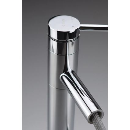 Deante BGE_022K - Baterie pentru lavoar cu duș extractabil ORA, 30,9 cm, crom lucios