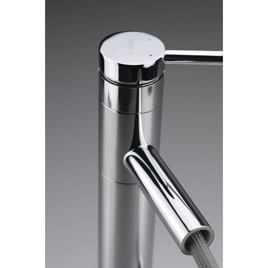 Baterie lavoar Deante ORA BGE_022M, cu duș extractabil, 22,9 cm, crom lucios