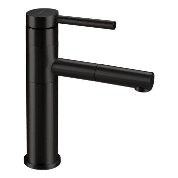Deante BGE_N22M - Baterie pentru lavoar cu duș extractabil ORA, 22,9 cm, neagră