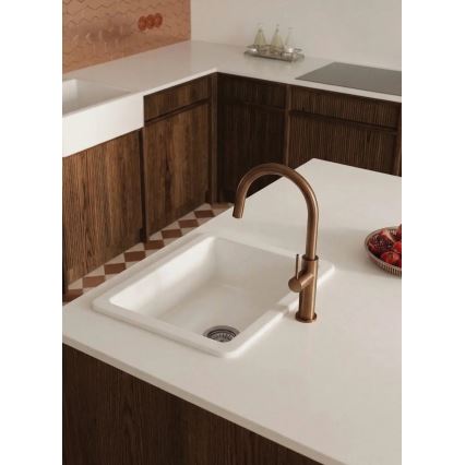 Deante BQJ_C62M - Baterie pentru chiuvetă EVORA, bronz periat