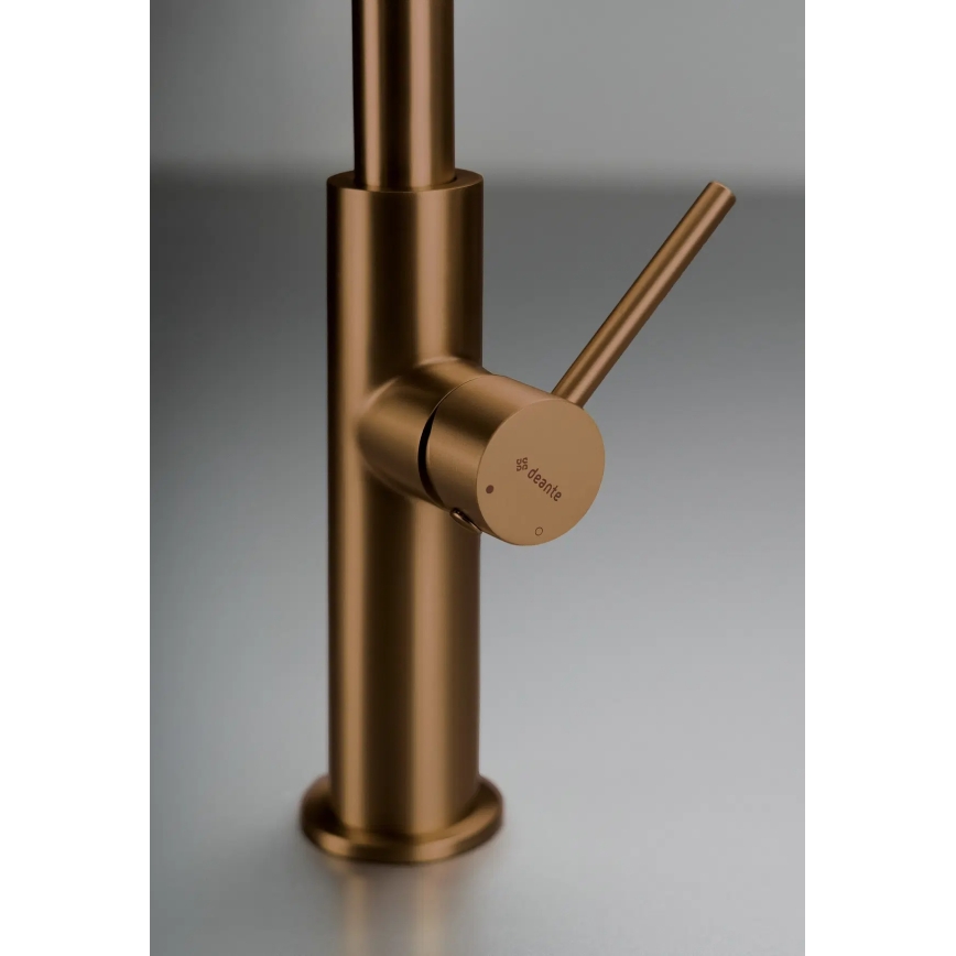 Deante BQJ_C62M - Baterie pentru chiuvetă EVORA, bronz periat