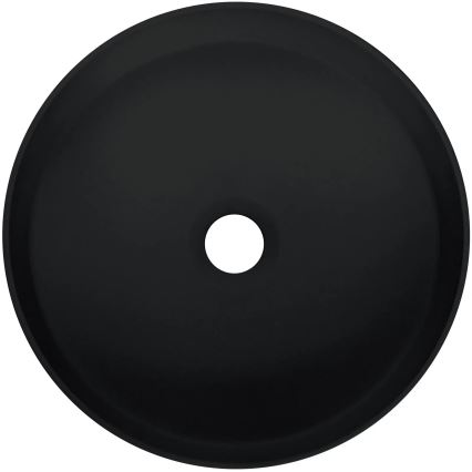 Deante CQS_NU4S - lavoar pentru blat SILIA, Ø 36 cm, granit, negru