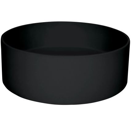 Deante CQS_NU4S - lavoar pentru blat SILIA, Ø 36 cm, granit, negru